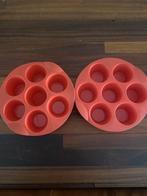 2 Siliconen Muffin Bakvormen, Ophalen, Gebruikt