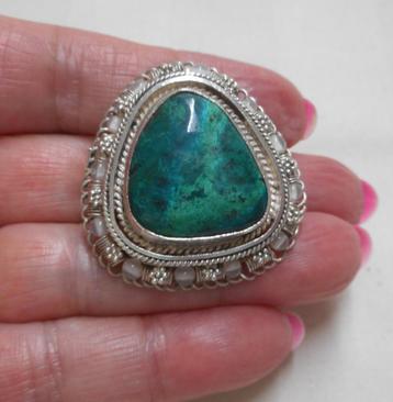 Zilveren prachtige broche / hanger nr.322 beschikbaar voor biedingen