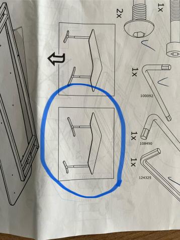 Hoekbureau Ikea Bekant wit 160x110 - afbeelding 8