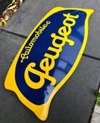 emaille Peugeot bord - 60x30cm - 404 504 403 204 104 304, Verzamelen, Merken en Reclamevoorwerpen, Ophalen, Nieuw, Reclamebord