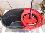 Vileda Turbo en clean  mop en emmer set, Ophalen, Zo goed als nieuw, Kunststof
