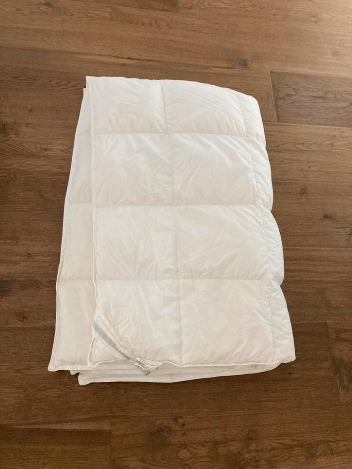 Luxe donzen dekbed (140x220), Huis en Inrichting, Slaapkamer | Beddengoed, Zo goed als nieuw, Deken of Dekbed, Eenpersoons, Wit