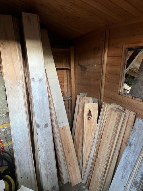 Grenen vloerdelen, Doe-het-zelf en Verbouw, Vloerdelen en Plavuizen, Gebruikt, Vloerdelen of -planken, Hout, 150 cm of meer, 10 tot 30 cm