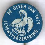 De Olven van 1879 levensverzekering blik speldje ( W_056a ), Verzenden, Gebruikt, Merk