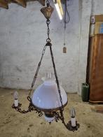 Vintage hanglamp, Huis en Inrichting, Lampen | Hanglampen, Gebruikt, Glas, Ophalen