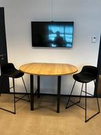 Bartafel met krukken, Huis en Inrichting, Tafels | Statafels, Ophalen, Zo goed als nieuw