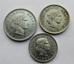 Zwitserland 5-10-20 rappen 1969 1968 1985, Verzenden, Overige landen