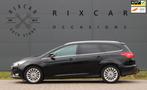 Ford Focus Wagon 1.5 Titanium Automaat Leder Navi SonyAudio, Auto's, Ford, 4 cilinders, 150 pk, Zwart, 690 kg