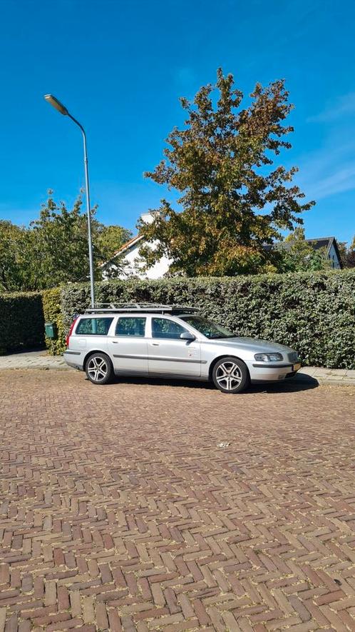 Volvo V70 2.4 140PK 2002 Grijs, Auto's, Volvo, Particulier, V70, Airbags, Airconditioning, Alarm, Centrale vergrendeling, Elektrische buitenspiegels