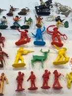 Verzameling plastic figuren cowboys indianen paarden Timpo, Ophalen of Verzenden, Gebruikt