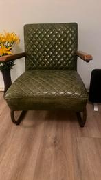 Vintage fouteul, Huis en Inrichting, Fauteuils, Ophalen of Verzenden, Zo goed als nieuw, Leer, Minder dan 50 cm