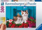 Ravensburger - Katjes en Rozen - 500XL stukjes, Ophalen of Verzenden, 500 t/m 1500 stukjes, Nieuw, Legpuzzel