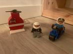 Lego Duplo politie brandweer, Ophalen of Verzenden, Zo goed als nieuw, Duplo