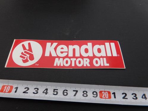 sticker KENDALL Motor Oil, Verzamelen, Stickers, Zo goed als nieuw, Bedrijf of Vereniging, Ophalen
