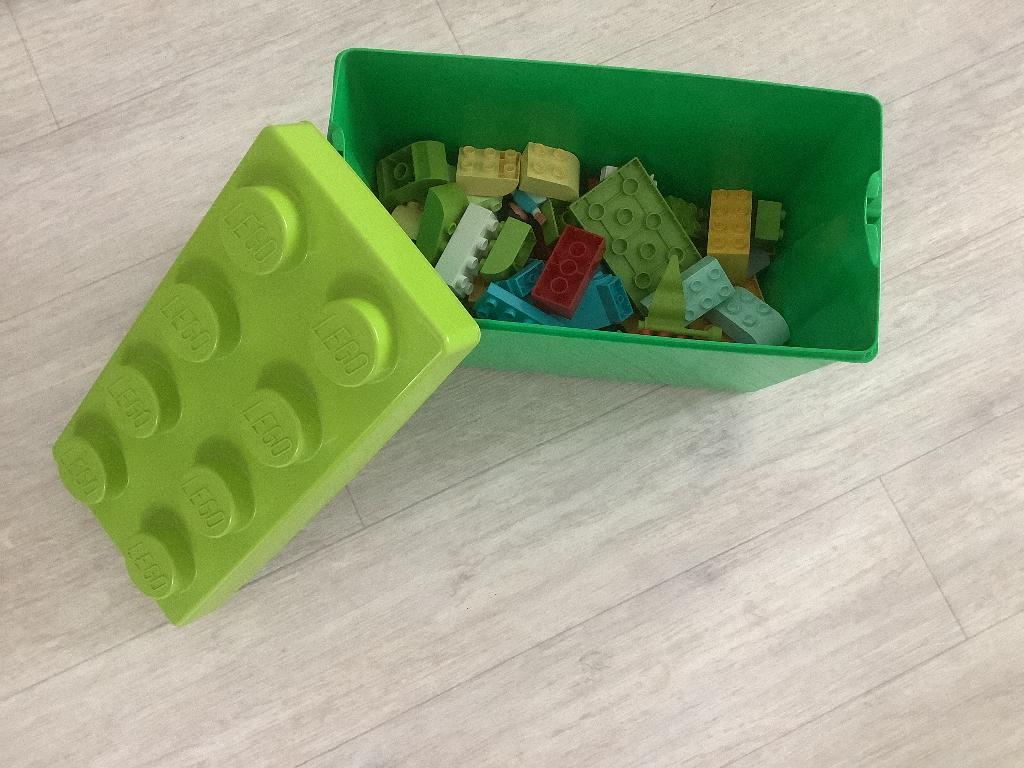 Duplo emmer, Kinderen en Baby's, Speelgoed | Duplo en Lego, Ophalen, Zo goed als nieuw, Complete set, Duplo