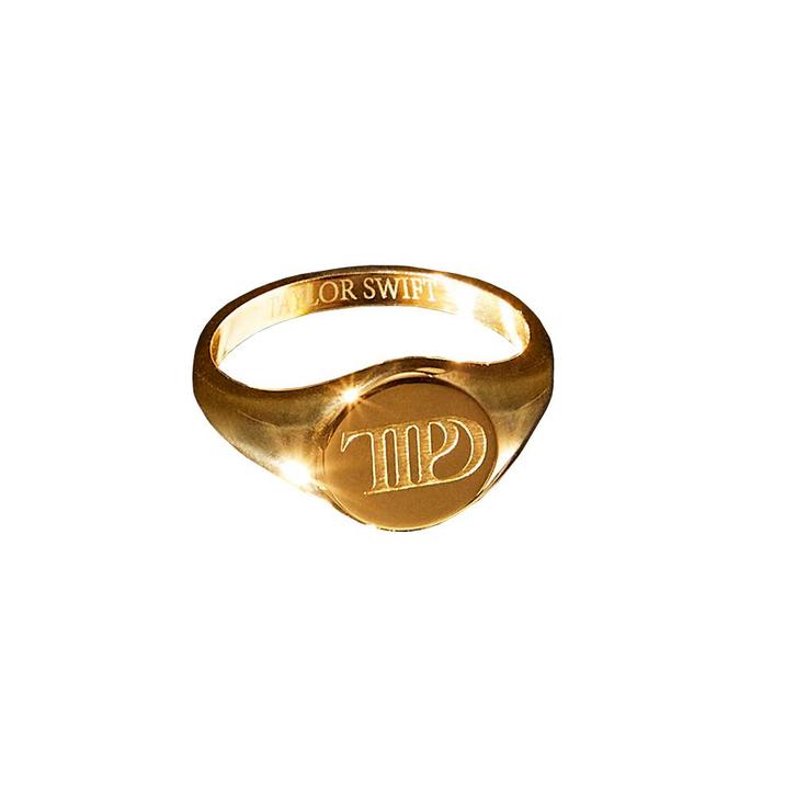 Taylor Swift TTPD ring maat 6 official merch, Sieraden, Tassen en Uiterlijk, Ringen, Zo goed als nieuw, Dame of Heer, Kleiner dan 17