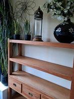 Teakhouten kast met 3 lades, Gebruikt, 100 tot 150 cm, 100 tot 150 cm, Teakhout