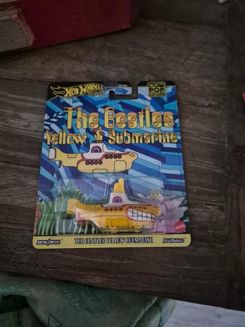 hot wheels yellow submarine the beatles pop culture, Hobby en Vrije tijd, Modelauto's | Overige schalen, Nieuw, Overige typen