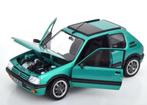 Peugeot 205 GTi Griffe schuifdak '91 Groen 1/18 NOREV 184847, Verzenden, Nieuw, Auto, Norev
