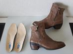 Wolky MAAT 39 beige bruine leren laarzen boots bijna nieuw, Wolky, Verzenden, Beige, Sneakers of Gympen
