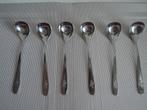 Zes Flipje Tiel jamlepels, Ophalen of Verzenden, Zo goed als nieuw, Rvs of Chroom, Bestekset