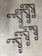 6x ornament plankdragers 15x15cm antiek brons, Huis en Inrichting, Ophalen of Verzenden, Zo goed als nieuw