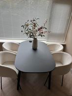 Tafel met zwart, Huis en Inrichting, Tafels | Eettafels, Ophalen, Zo goed als nieuw, Rechthoekig
