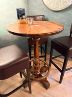 Houten ronde statafel, Ophalen, Gebruikt