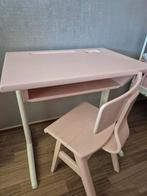 Ouderwetse peuterbureau met stoeltje, Kinderen en Baby's, Kinderkamer | Tafels en Stoelen, Ophalen, Zo goed als nieuw
