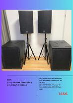 TE HUUR: PA POWER SET, Gebruikt, Complete surroundset, 120 watt of meer, Ophalen