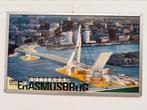 Framed poster Rotterdam Erasmus brug 1996 vintage decoration, Ophalen, Gebruikt
