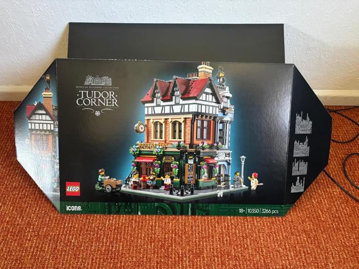 Lego doos 10350 - Hoekpand in tudorstijl (zonder inhoud), Kinderen en Baby's, Speelgoed | Duplo en Lego, Ophalen of Verzenden