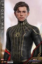 HOT DEAL Hot Toys Spider-Man No Way Home Black & Gold Suit, Nieuw, Ophalen of Verzenden, Actiefiguur of Pop, Film