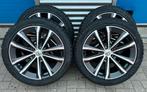 Nette 19 inch Volvo velgen 255-40-19 winterbanden V90 en S90, Gebruikt, 255 mm, Banden en Velgen, Winterbanden