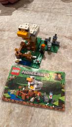 Minecraft lego set 21140 Het Kippenhok, Kinderen en Baby's, Speelgoed | Duplo en Lego, Ophalen, Zo goed als nieuw