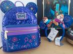 Loungefly Disneyland Paris Rugzak + mickey oortjes, Ophalen of Verzenden, Nieuw, Paars, Overige typen