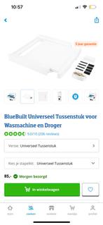 Universeel tussenstuk stapel kit wasmachine droger Bluebuilt, Witgoed en Apparatuur, Gebruikt, Ophalen of Verzenden