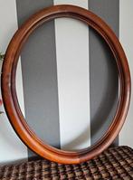 Ovale vintage mooie  mahonie houten lijst, Ophalen, Minder dan 50 cm, Zo goed als nieuw, Minder dan 50 cm