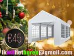 Kerst! Party tent tehuur 6x3 + evt statafels/ heaters etc., Ophalen, Nieuw, Kerst of Sinterklaas