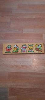 Houten puzzel met clowns, Kinderen en Baby's, Speelgoed | Kinderpuzzels, 2 tot 4 jaar, Gebruikt, Ophalen of Verzenden, Van hout