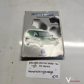 Peugeot Partner bestel  2500102    2004 Instructieboekje beschikbaar voor biedingen