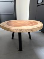 Boomstam salontafel, Huis en Inrichting, Tafels | Salontafels, Ophalen, 50 tot 100 cm, Teakhout, Nieuw