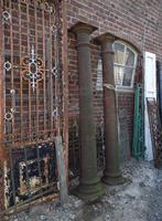 set zeer zware gietijzeren palen stutpalen paal, Antiek en Kunst, Ophalen