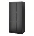 IKEA Rakkenkast 2 Stuks Zwart Bruin -, Huis en Inrichting, Kasten | Kledingkasten, Ophalen, 50 tot 100 cm, Zo goed als nieuw, Minder dan 100 cm