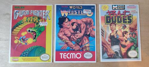 3 Vintage NES store promo display cards - RARE, Spelcomputers en Games, Games | Nintendo NES, Gebruikt, 1 speler, Vanaf 3 jaar