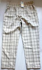 Lange broek Creme Ruit.steekzakken.mt.42 Primark nieuw., Kleding | Dames, Broeken en Pantalons, Nieuw, Beige, Lang, Maat 42/44 (L)