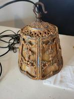 Antieke Slag Glas Lamp, Ophalen of Verzenden