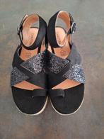 Sandalen Chattawak zwart/glitter, Chattawak, Zwart, Nieuw, Sandalen of Muiltjes
