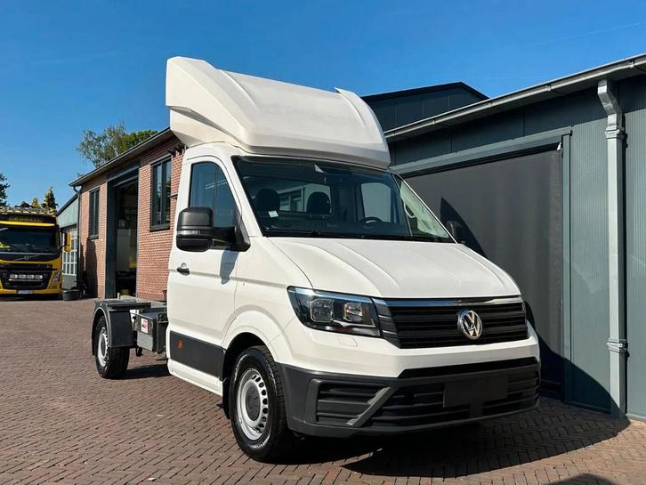 Volkswagen Crafter 2.0 TDI 180PK DSG BE TREKKER (bj 2018), Auto's, Bestelauto's, Bedrijf, Te koop, ABS, Airconditioning, Alarm