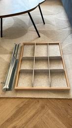 Uittrekbare plank met verdeler, eikeneffect, 50x58 cm, Ophalen, Eikenhout, 50 tot 100 cm, Zo goed als nieuw